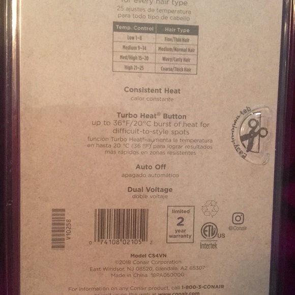 Brand new Conair ceramic flat iron. - Picture 3 of 4